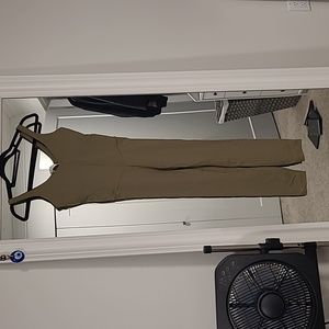 Lululemon 25" full Align bodysuit in olive green